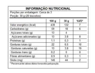 Petisco Doce - Biscoito De Côco - Vegano - 100G - Saudáveis.Shop
