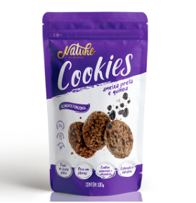 Petisco Doce - Cookie De Quinoa E Ameixa - 100 G - Saudáveis.Shop