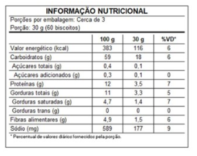 Petisco Salgado - Casquinha De Chia E Linhaça - 100 G - Saudáveis.Shop