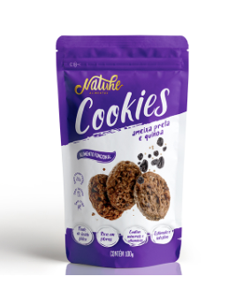 Petisco Doce - Cookie De Quinoa E Ameixa - 100 G - Saudáveis.Shop