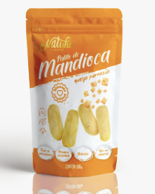 Petisco Salgado - Palito De Mandioca Queijo Parmesão - 100 G - Saudáveis.Shop