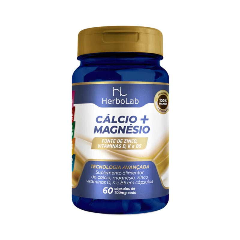 CÁLCIO + MAGNÉSIO - Saudáveis.Shop