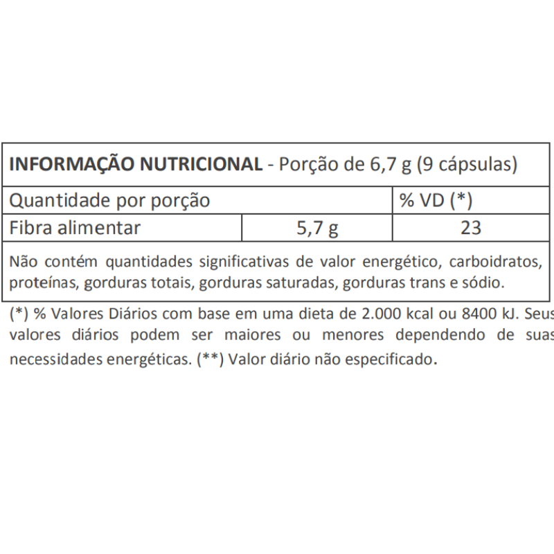 PSYLLIUM FIBER + - Saudáveis.Shop