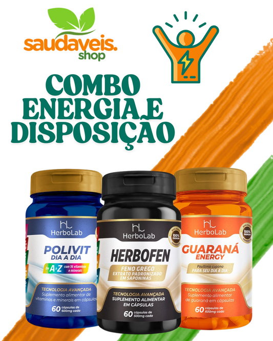 Combo Energia e Disposição - Saudáveis.Shop